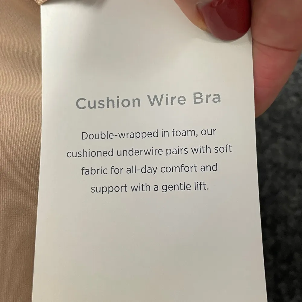 Jockey Cushion Wire Full Coverage Bra Tan Beige NWT Size 42 C Plus - Image 4