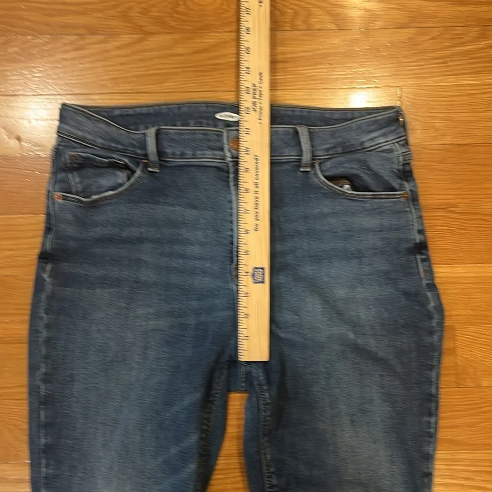 Old navy women rockstar super skinny built-in warm high rise jeans size 16. - Image 4