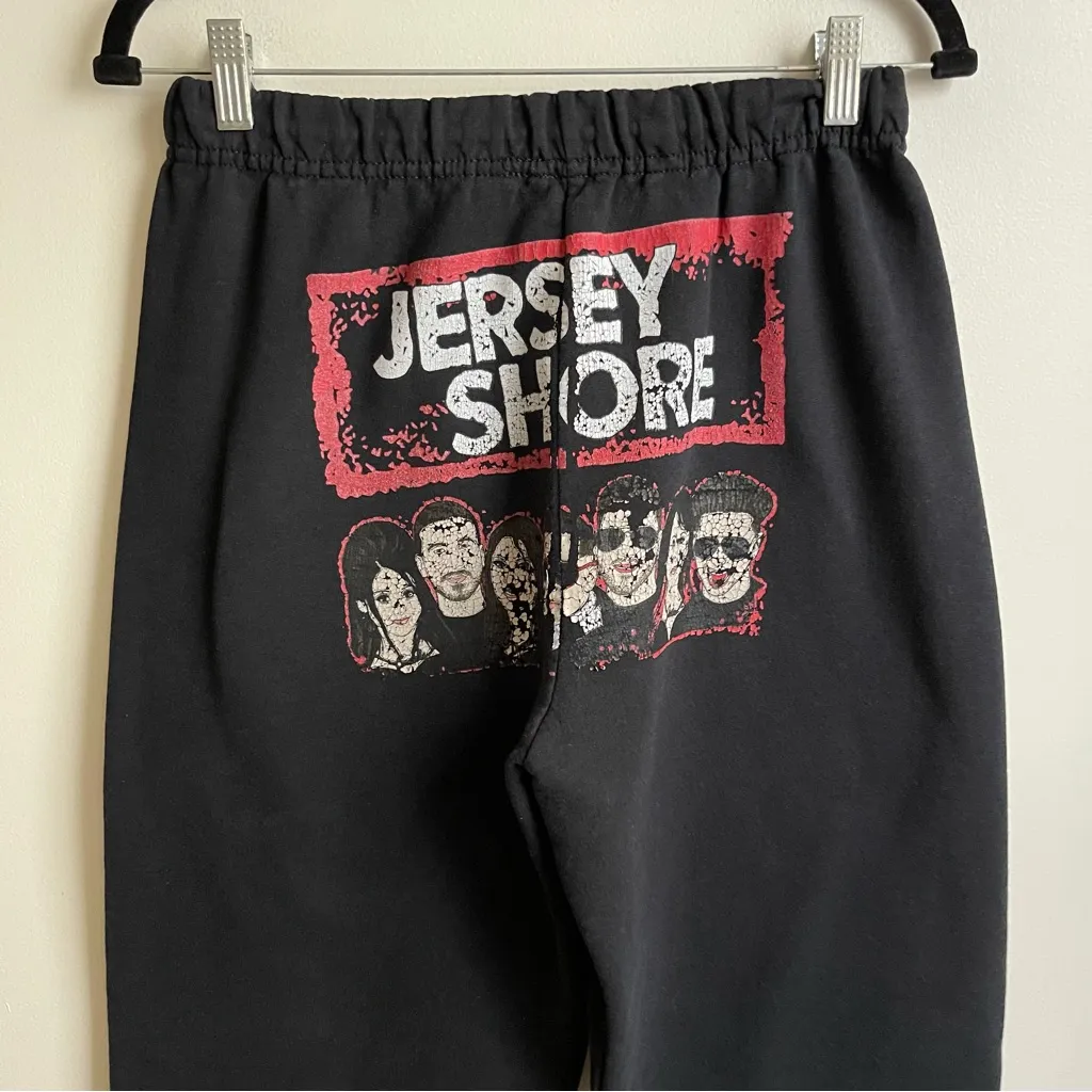 Vintage Y2K Jersey Shore Womens Sweatpants " Are You Friends With Her? " Small - Image 3