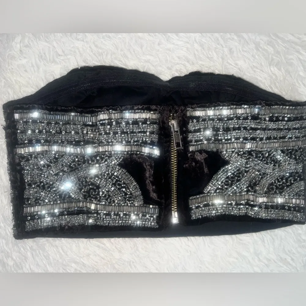 Urban Outfitters Kimchi Blue XS beaded bustier - Image 5