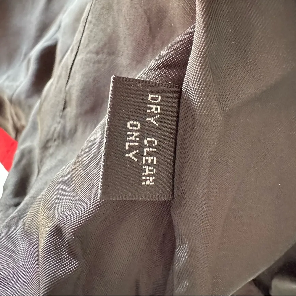 Linda Allard Ellen Tracy Wool Blazer Jacket Sz 4 Red Black 90s 80s Vintage - Image 10