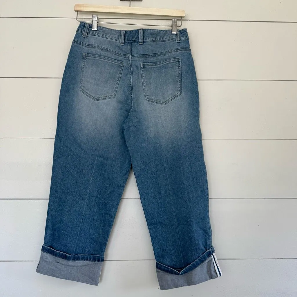 Talbots Women’s 30 Cuffed Pants Jeans - Image 2