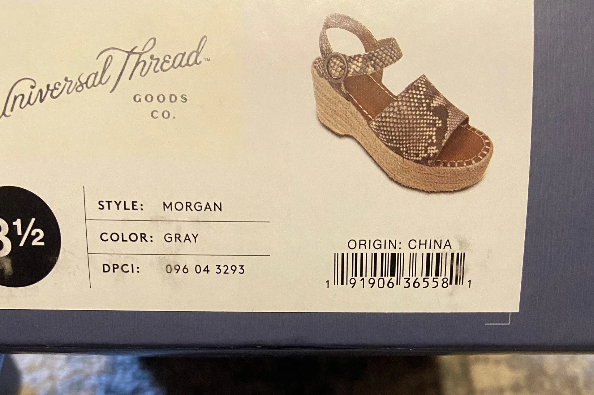 Universal Threads Snake Print Espadrilles Wedges - Image 5