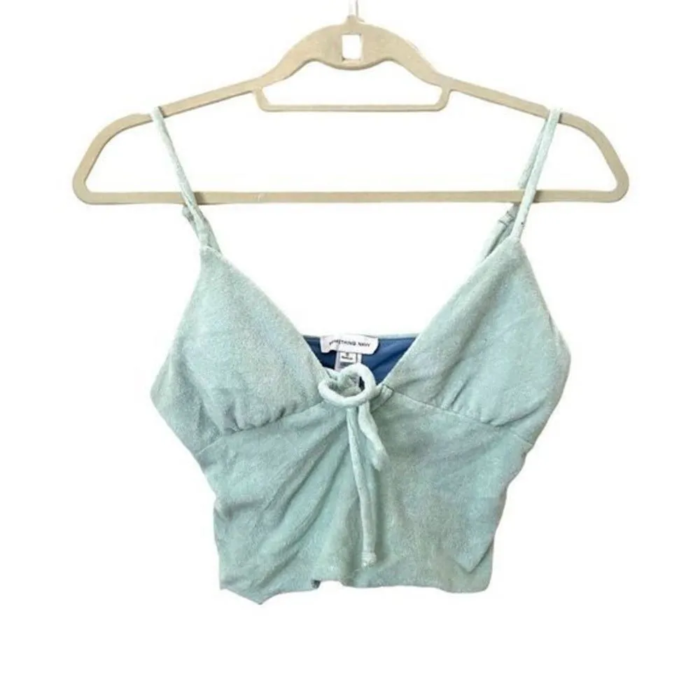 SOMETHING NAVY Hydrangea Tankini in Seafoam‎ - Image 2