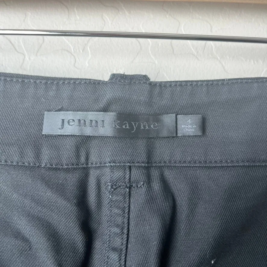 Jenni Kayne Pants Ranger Black Straight Leg High Rise‎ Utility Pants Size 4 - Image 8