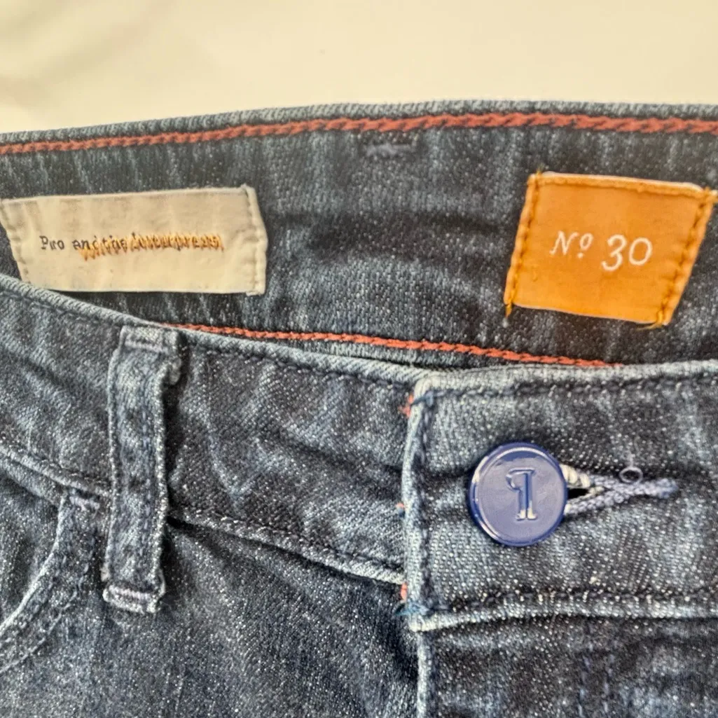 Pilcro and the Letterpress Dark Blue  Jeans - Image 2