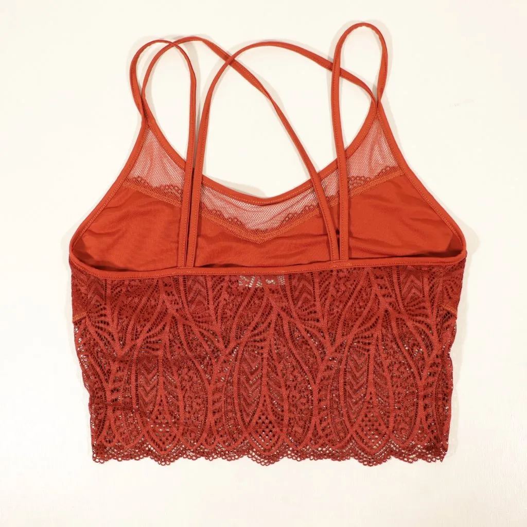 NWOT Free People Sweet To Me Brami XS BURNT ORANGE - Image 4