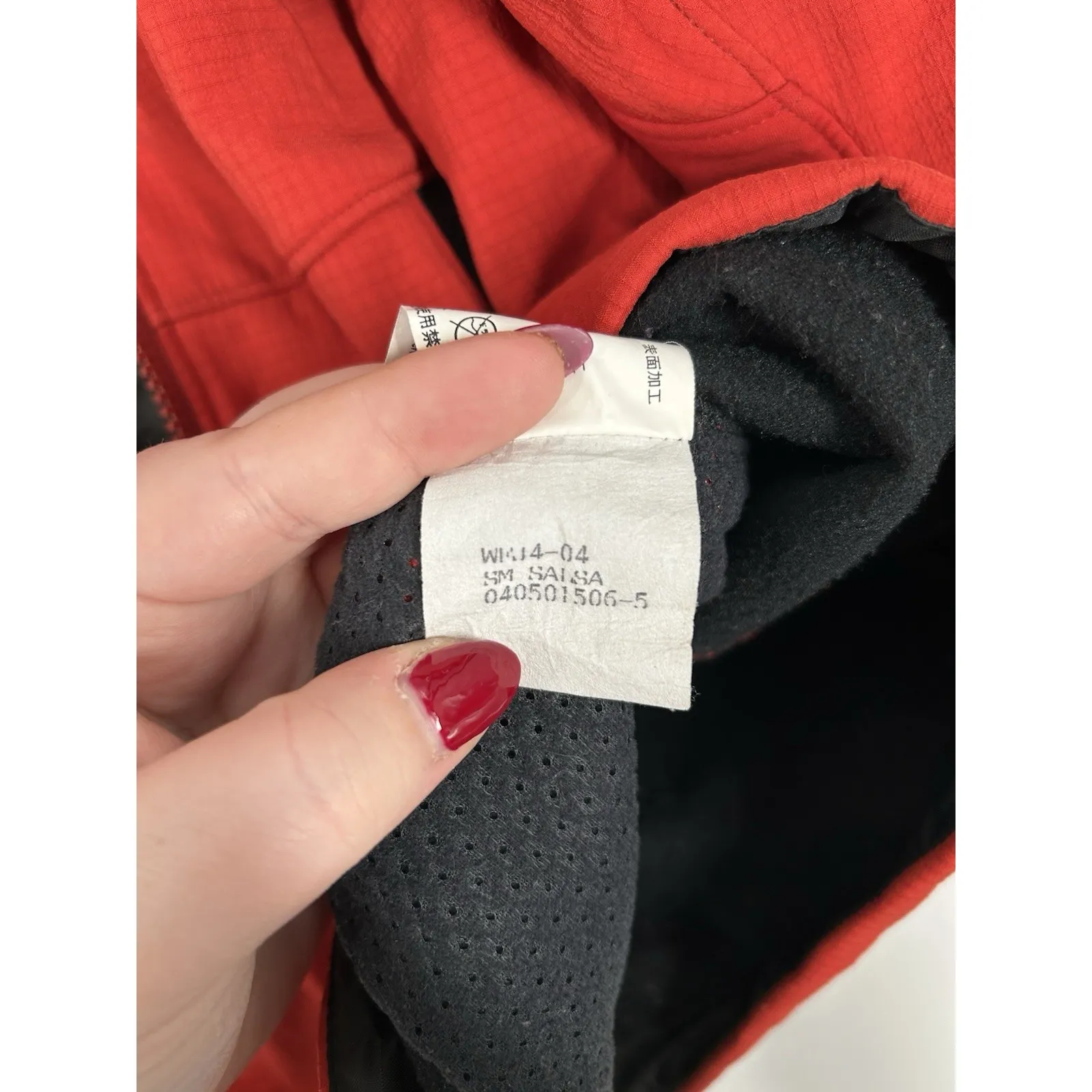 Arcteryx Sigma AR Windstopper Soft Shell Softshell Full Zip Jacket Womens Small Red - Image 9