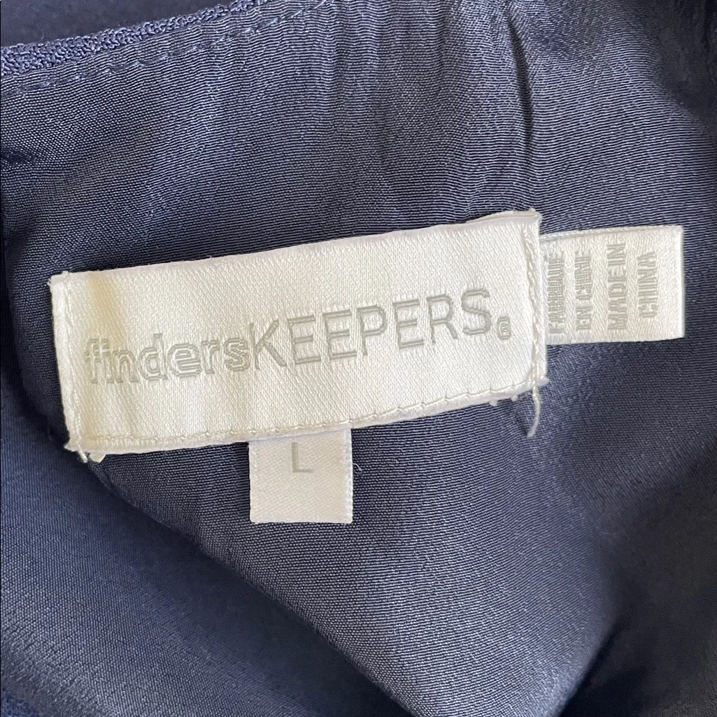 Finders Keepers Navy Blue Mini Dress - Image 8