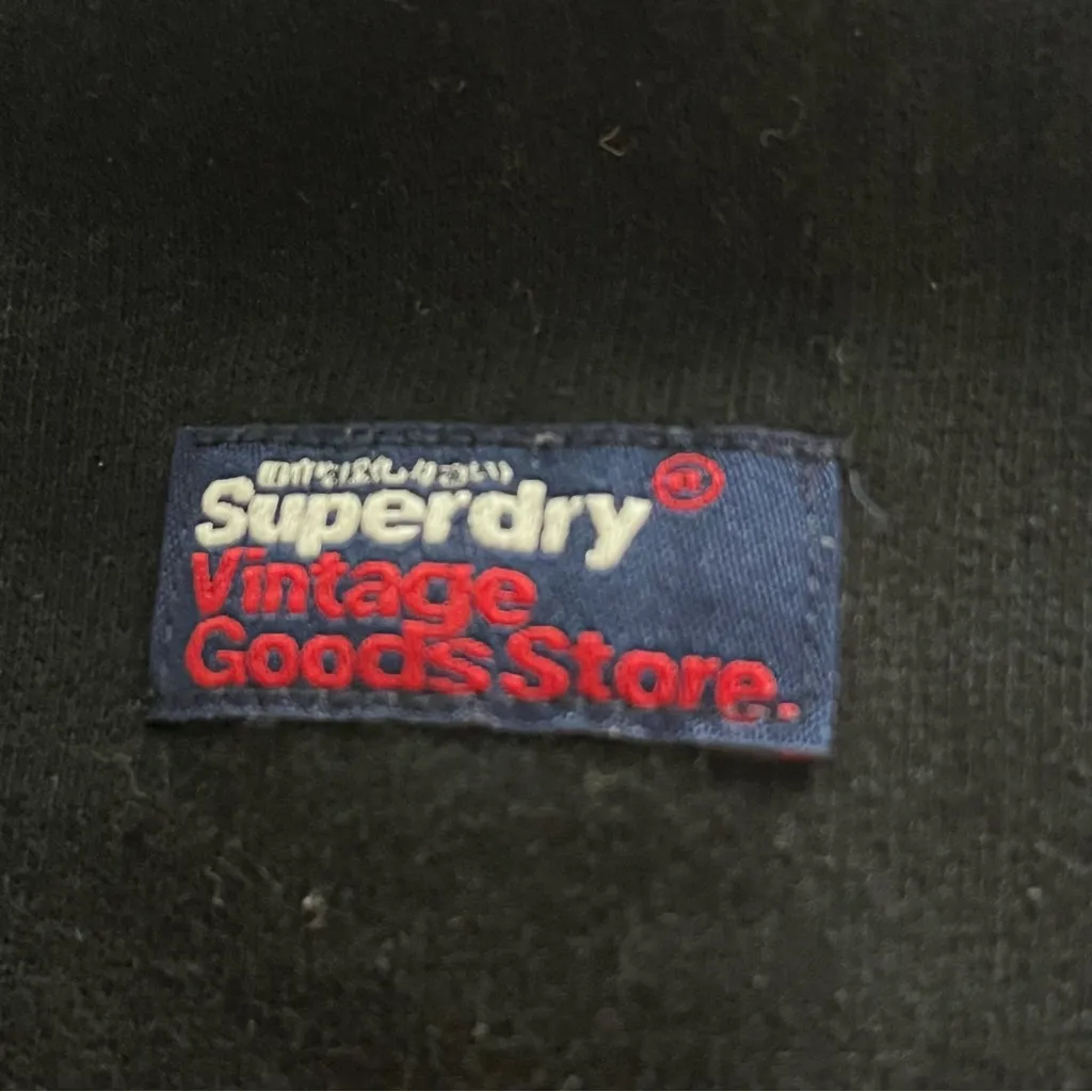 Superdry• Grey & Black Hoodie Sweat Shirt• Sz XS - Image 7