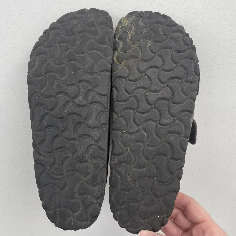 Birkenstock 38 US 7 Narrow Arizona Sandals Soft Footbed Mocha Suede Women's - Image 10