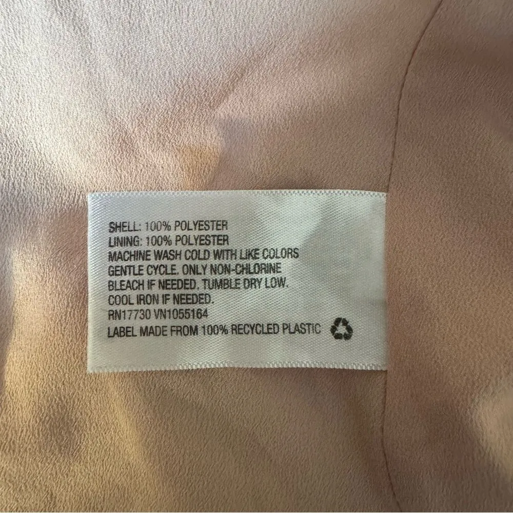 A New Day Pink Spaghetti Strap Pink Blouse M Medium - Image 6