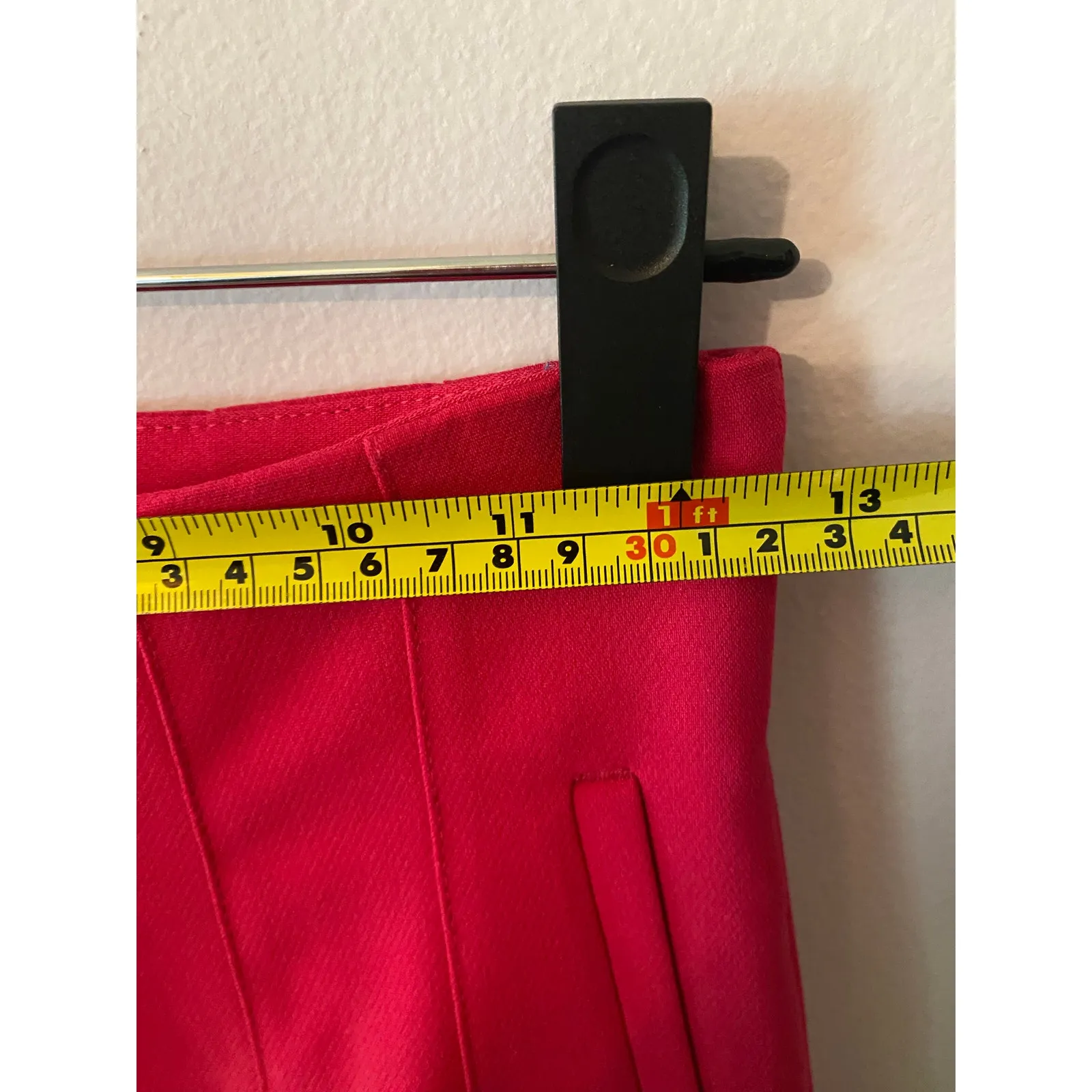 NWOT Zara Hot Pink Straight Leg Dress Pants High Waisted Slacks Women's size XS - Image 8