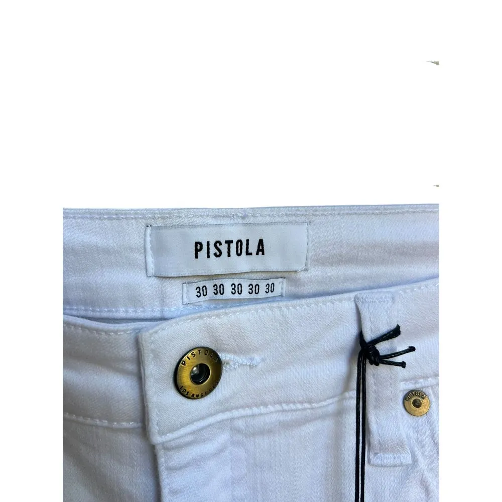 PISTOLA‎ Jennifer Oslo White High-Waisted Skinny Jeans Women's Size 30 NEW - Image 4
