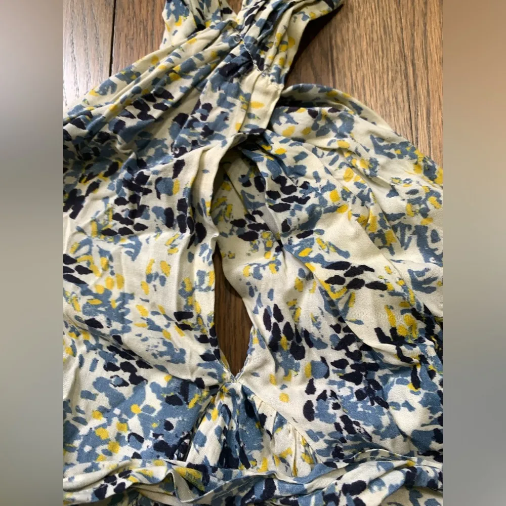 NWT Apiece apart 6 cream water flowers wassily wrap dress - Image 7