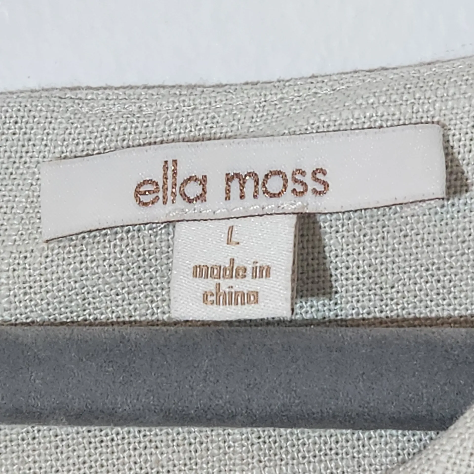 Ella Moss Boho Cream Embroidered Mini Dress Size Large - Image 8