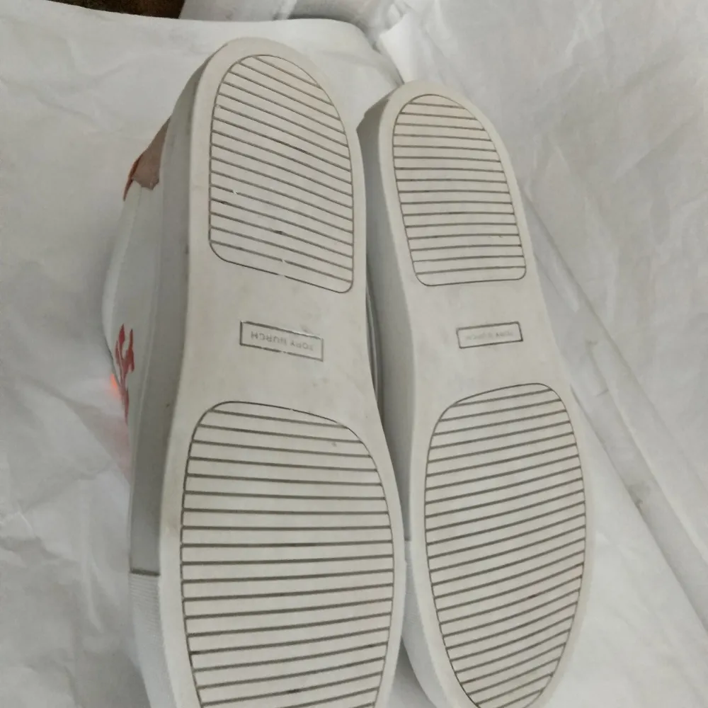 TORY BURCH Andrea Color Block Leather Sneaker Sz 8.5 women’s shoes - Image 3