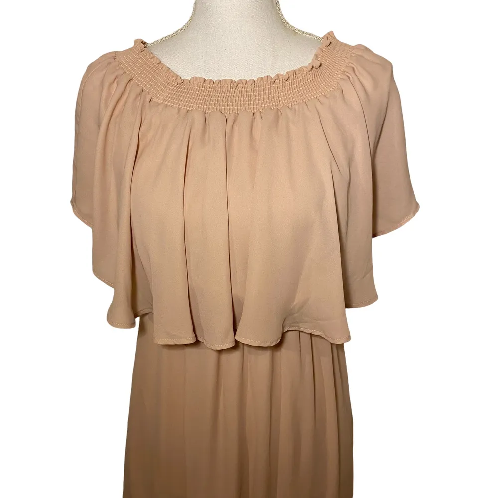 Show Me Your Mumu Hacienda Ruffle Convertible Semi Formal Maxi Dress, Size Small - Image 7