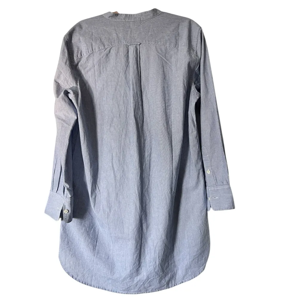 Alex Mill Women’s Blue Striped Shirt Dress 100% Cotton Size Large - Image 4