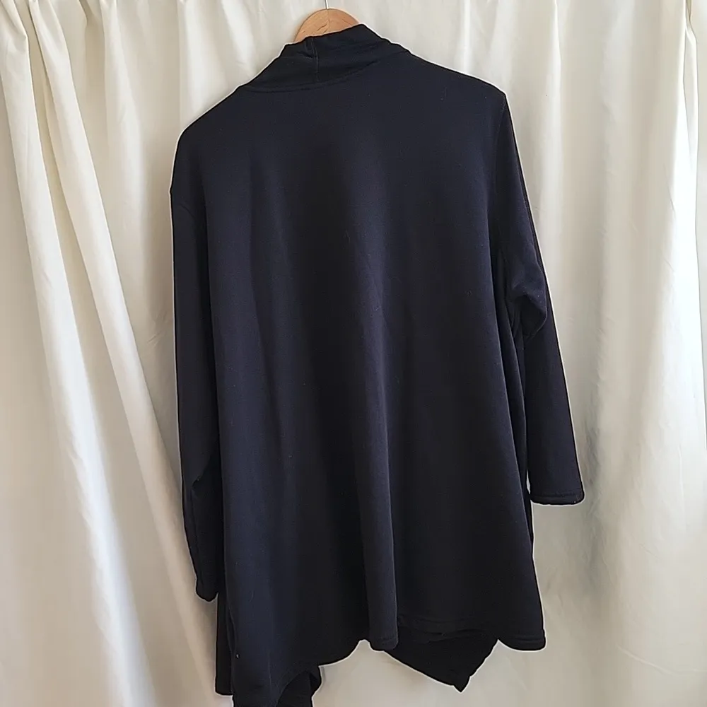 Old Navy  Active Tie-front Wrap Cardigan Black Size 4X - Image 4