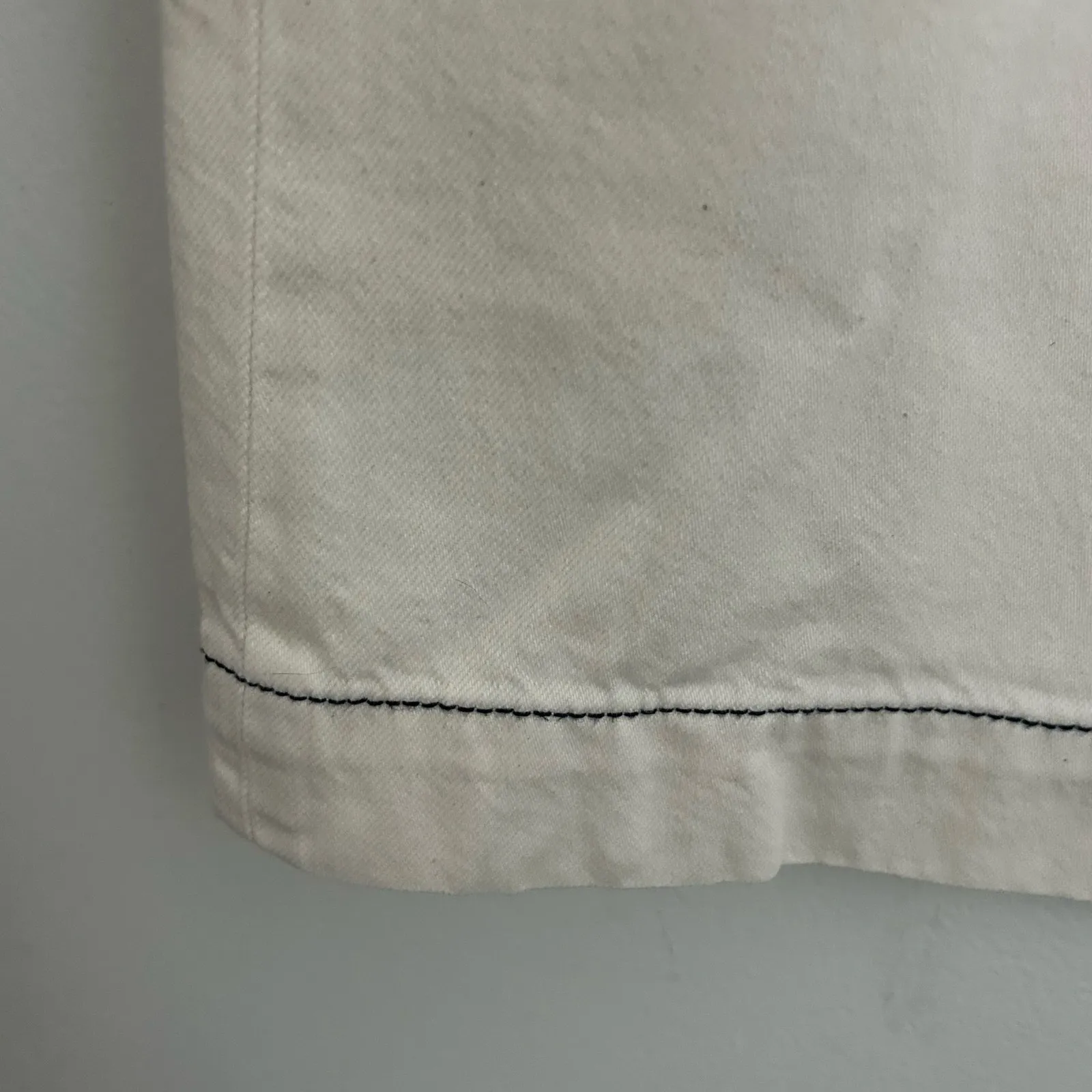 Madewell Women's Superwide Leg Utility Jeans Vintage Canvas Full Length 32 New - Image 6