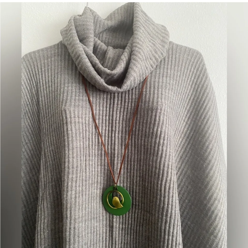 Vintage Style Wooden Bird Faux Leather Necklace‎ *Faux Fashion Accessories Brown - Image 10