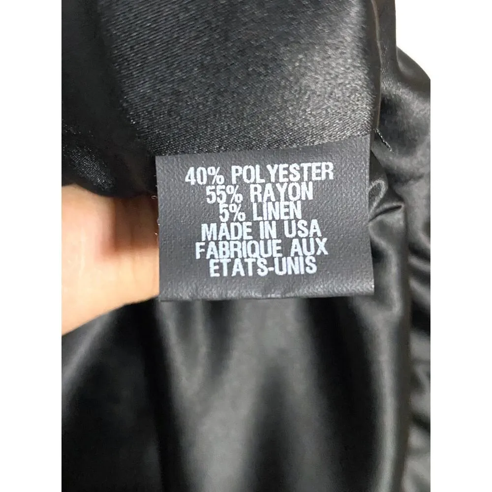 Jay Godfrey Little Black Mini Dress Womens 0 Strappy Exposed Zip Back Halter - Image 8