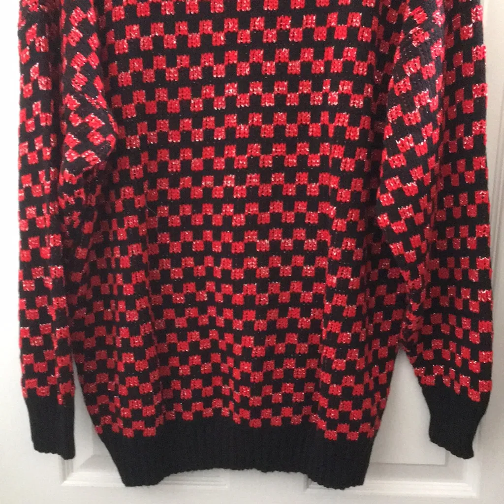 FINAL MARKDOWN Ladies’ G.F.C. Ltd. Oversized Holiday Sweater (Bust 46”) Red Size undefined - Image 11