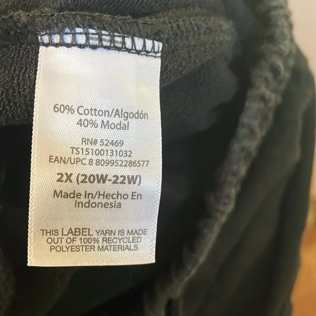 FINAL MARKDOWN Terra & Sky Black capris 2x - Image 3