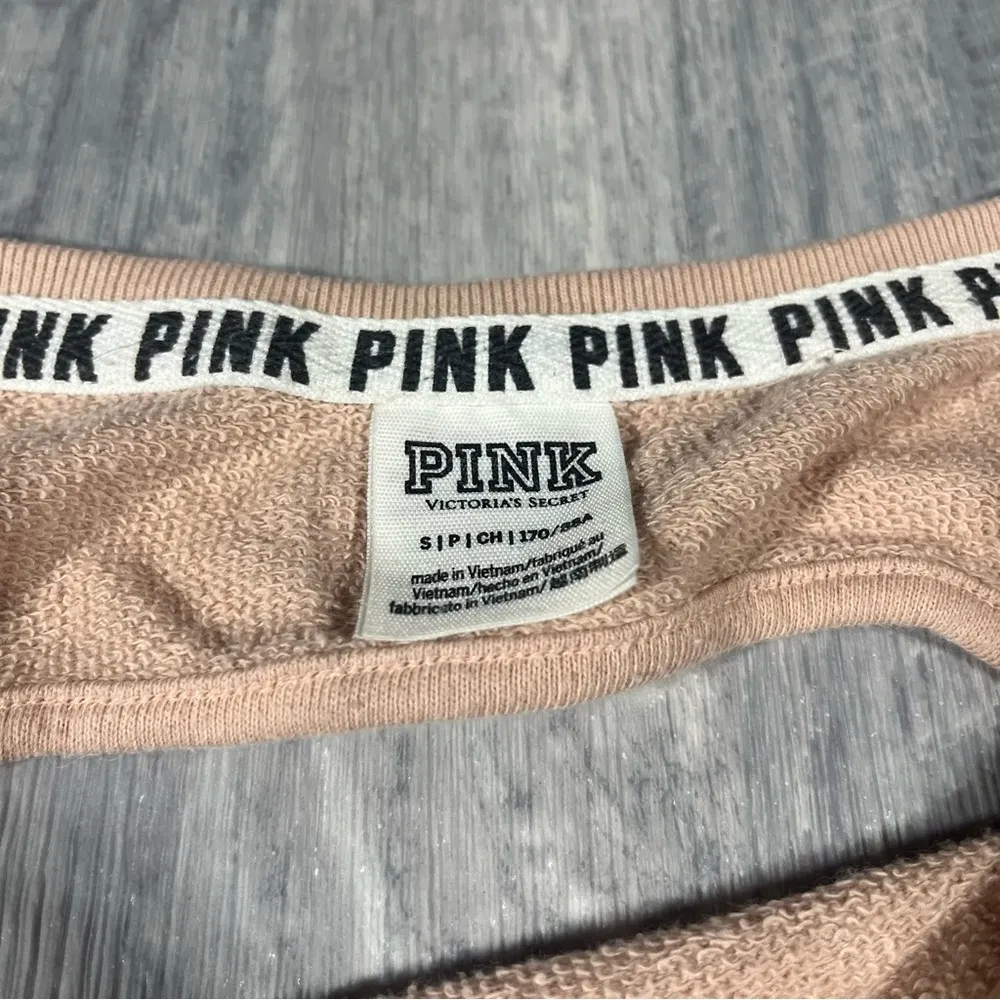 PINK Victoria’s Secret Women's Tan Long Sleeve Top “Wake me when it’s Summer” - Image 6