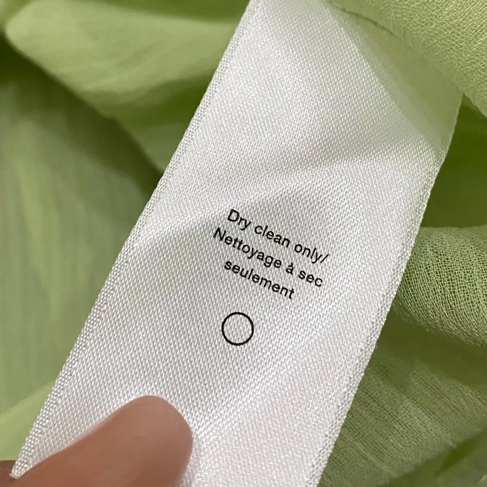 Rag & Bone Bright Green “Libby” Tiered Seam Crinkle Midi Dress Size XS Like New - Image 13