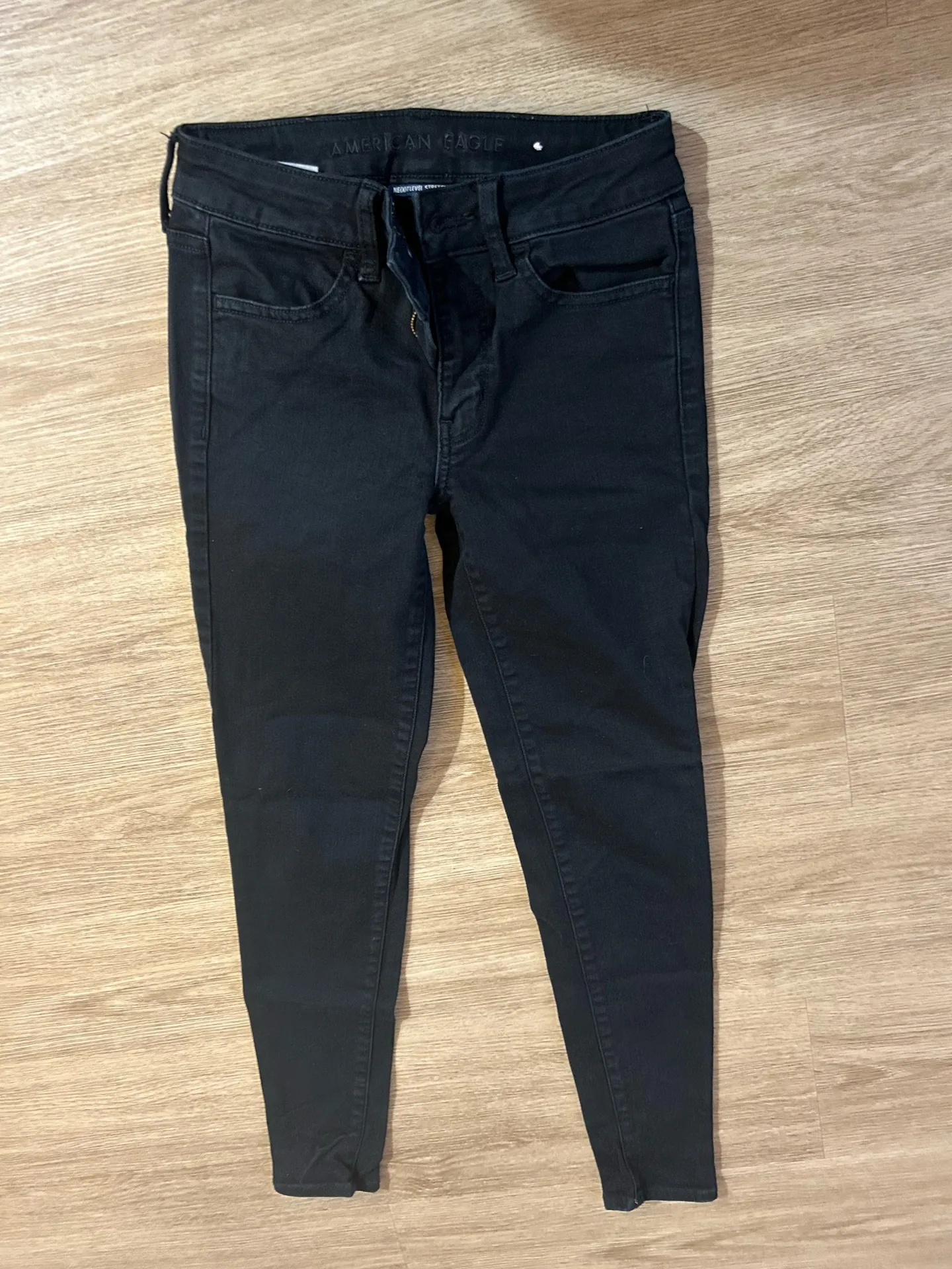 American Eagle Black Skinny Jeans - Image 3