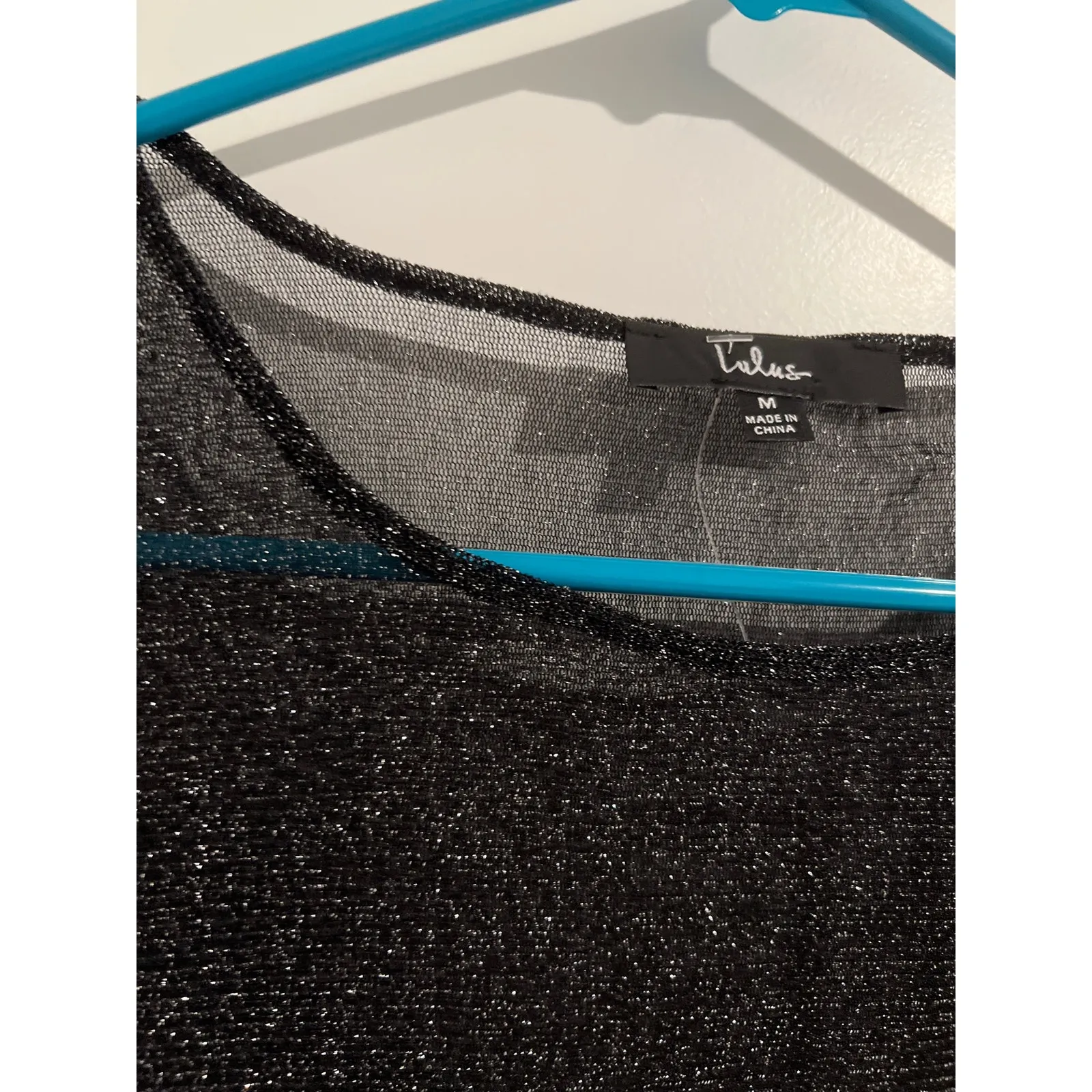 Lulus Sexy Mesh Bodysuit – Size Medium – Black Shiny - Image 4