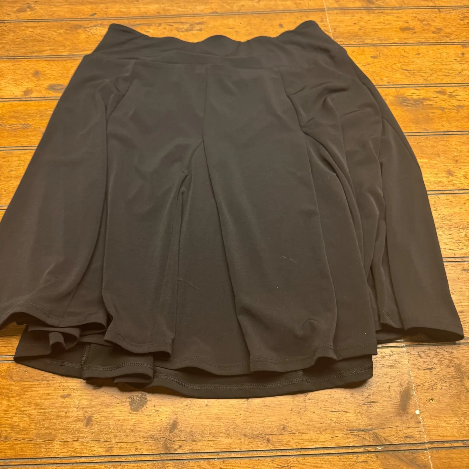 Apt 9 Petite Black Knot Front Flared Skirt Women's Size PM - Image 4