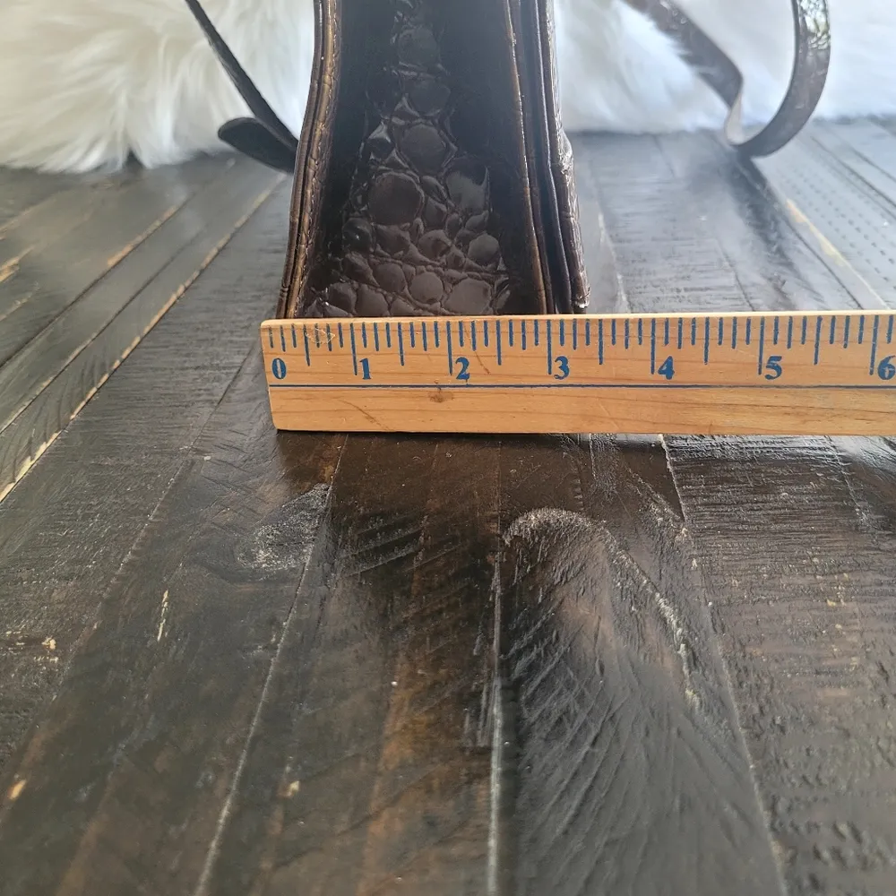 Nine West Croc Embossed Crossbody Purse - Image 10