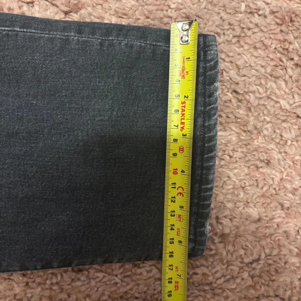 Madewell Perfect Vintage Crop Jeans Womens 26 (28x26) Black High Rise - Image 10