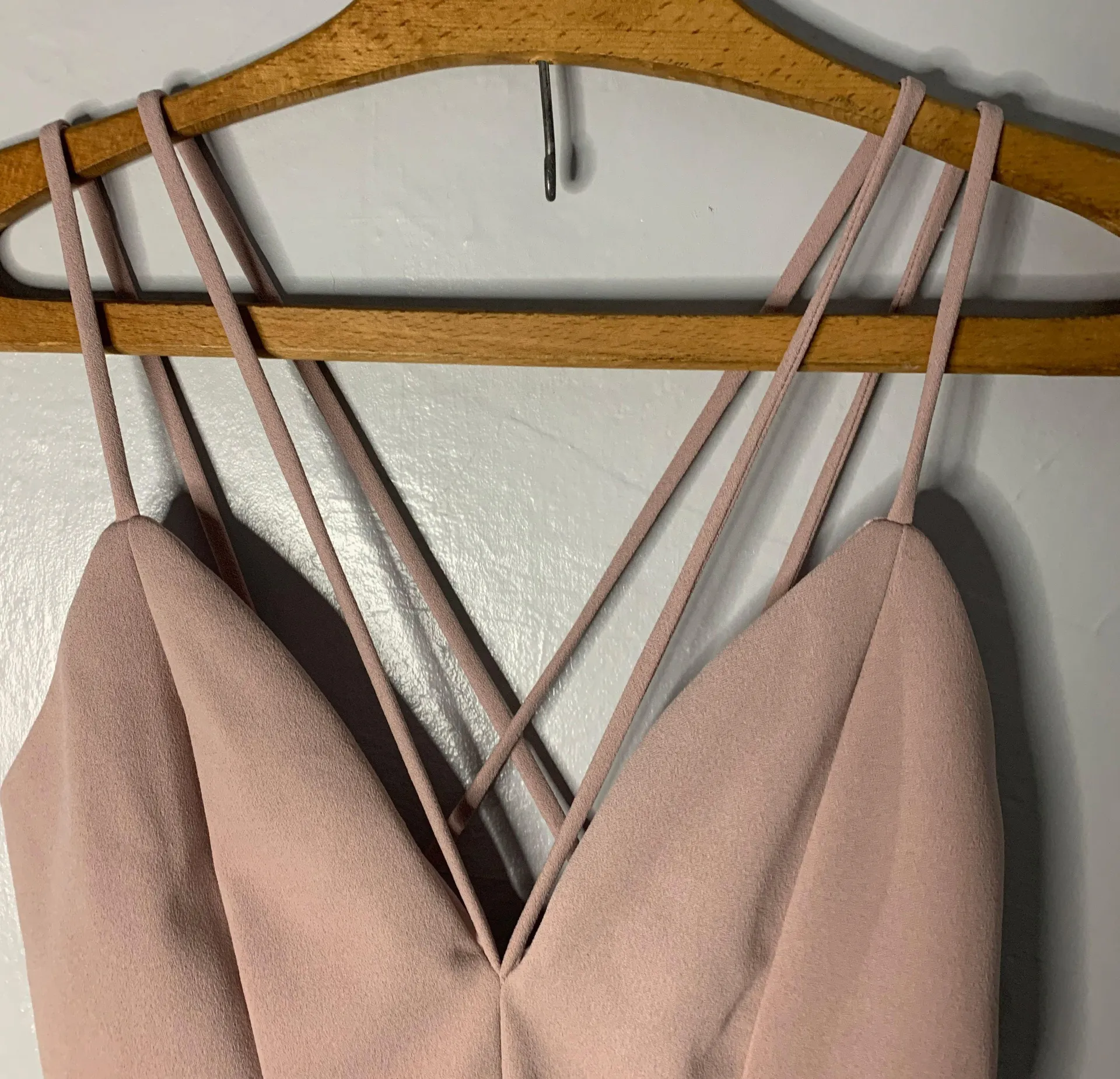 Mauve Criss Cross Romper - Image 4