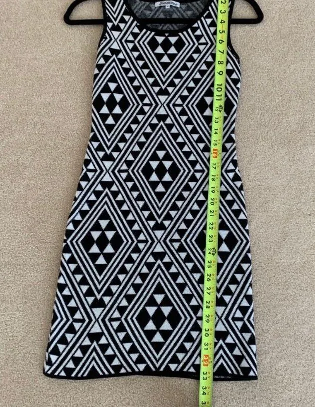 Diamond Pattern Dress - Image 3