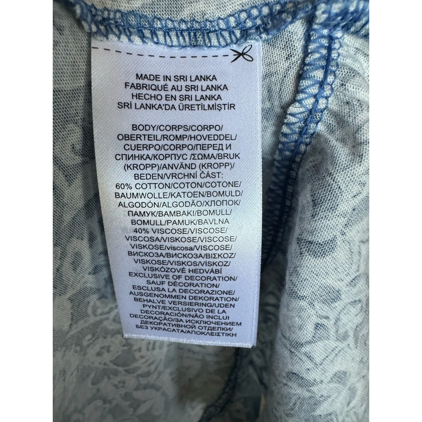 Lauren Ralph Lauren Womens Dress Sz‎ XS Blue Floral Flounce Knit NEW Sleeveless - Image 9