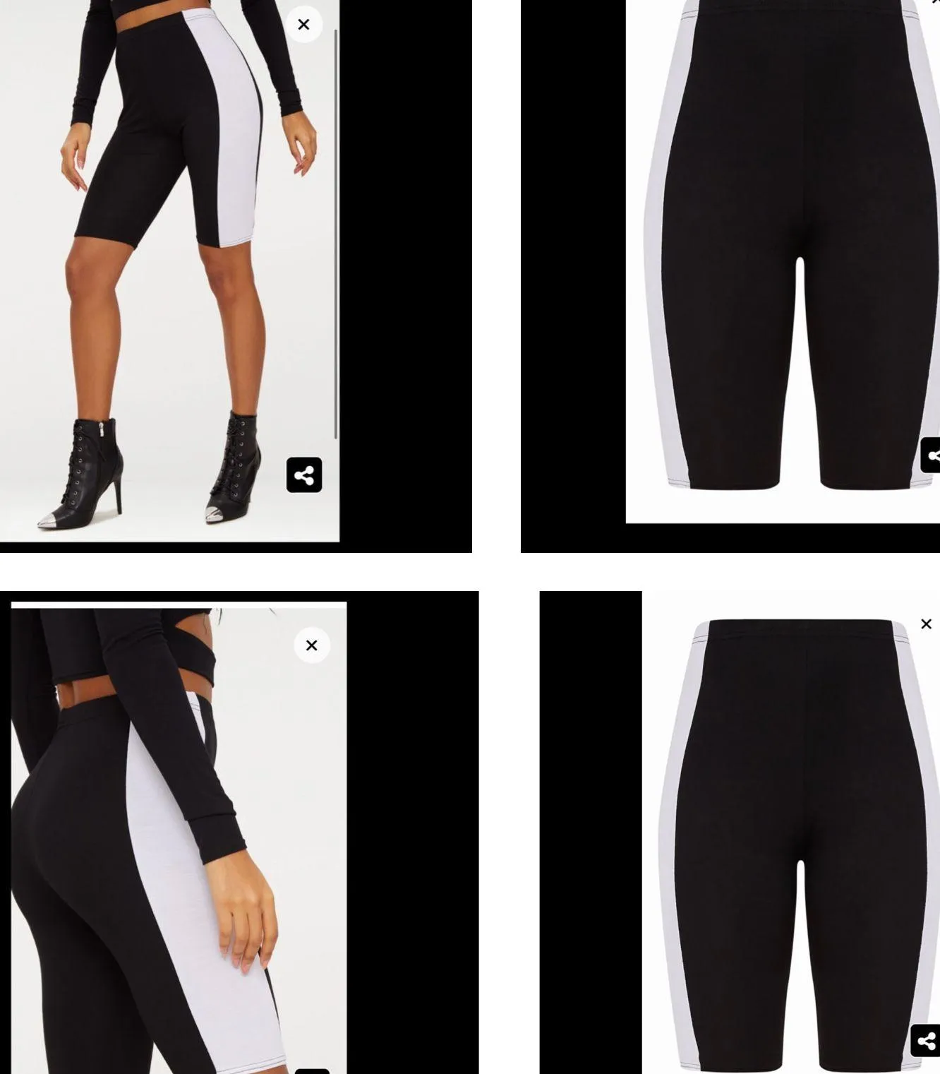 New Prettylittlething Cycling Shorts Sz 6  - Image 8