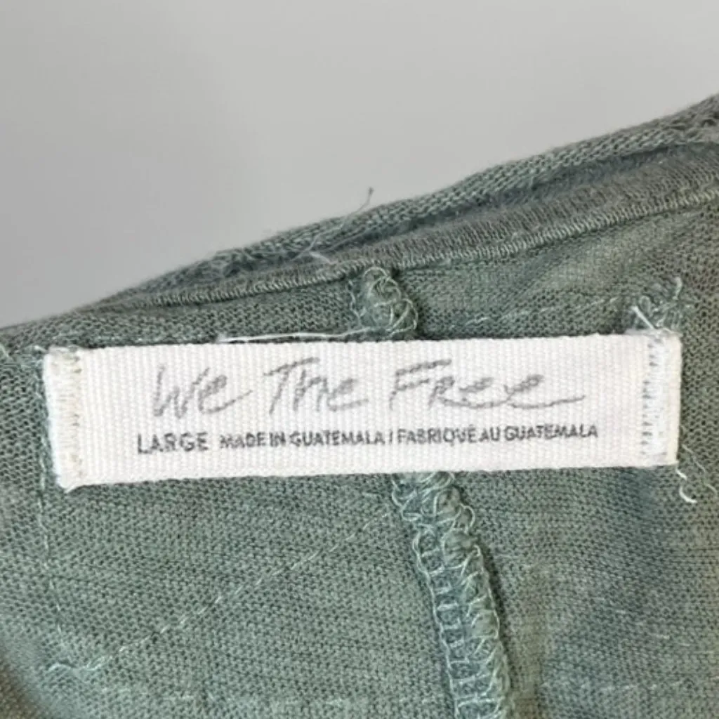 We The Free Be My Tee Army Green Women's Large - Image 4