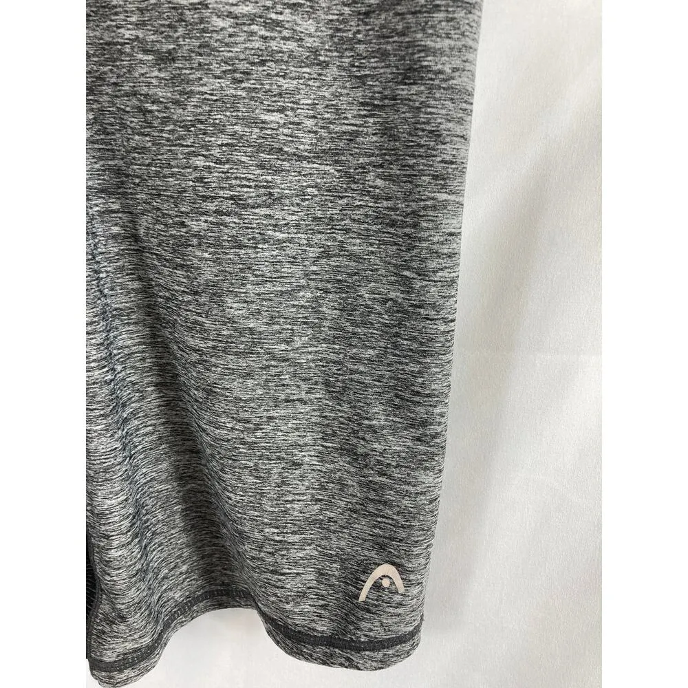Head Ladies Marled Grey Athletic Panel Back Tshirt Small - Image 3
