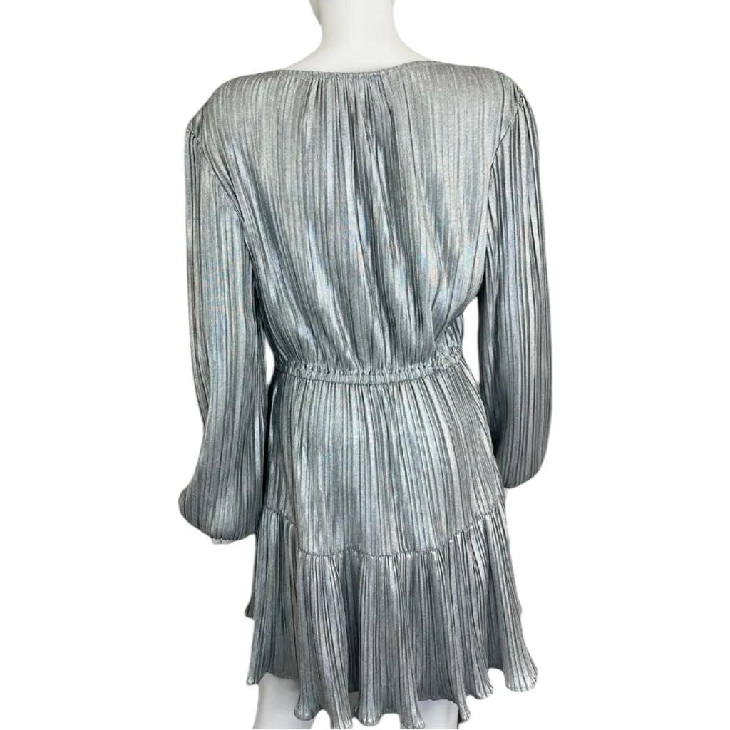 STEVE MADDEN NWT Silver KARA Mini Dress Size M - Image 3