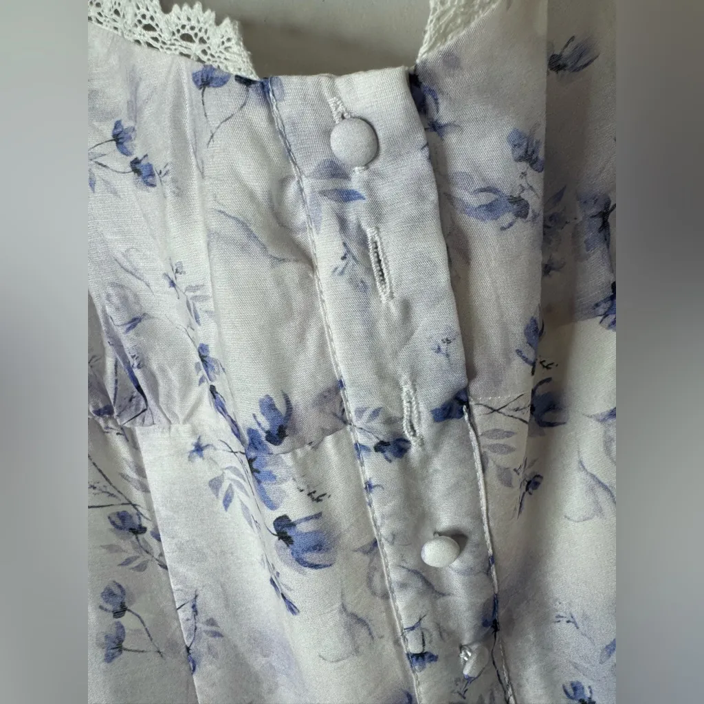 Bardot Malea Midi Dress In Blue Garden Floral small - Image 5