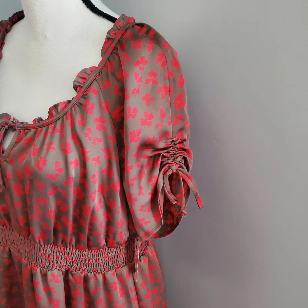 Old Navy Maternity Short Sleeve Floral Dress M - Image 5