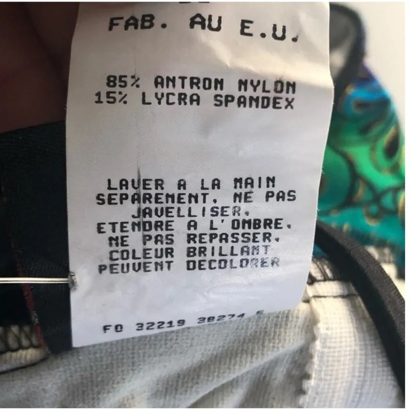 Jantzen Vintage 80s/90s Black One-Piece Swimsuit NWT Size M Retro - Image 14