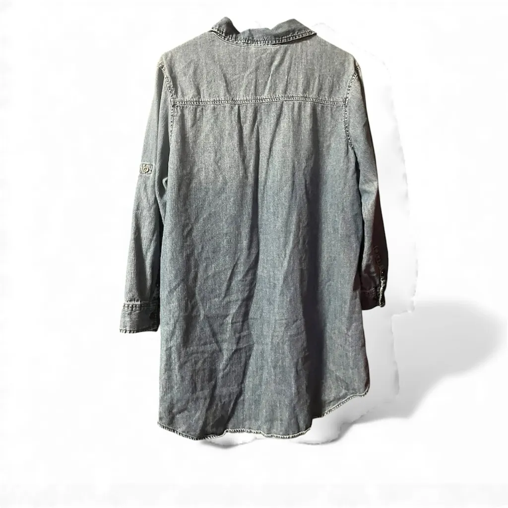 Canyon River Blues Lightweight Denim Button Down Dress XL - Image 2