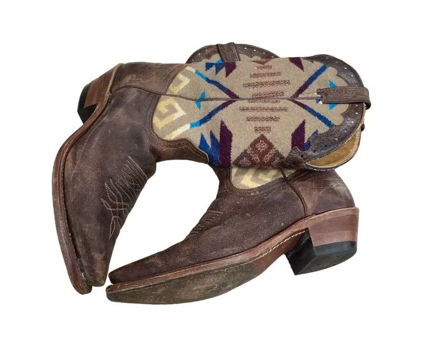 Woman’s Cowboy Boots by Boulet size 8 SKU 615 Brown - Image 5