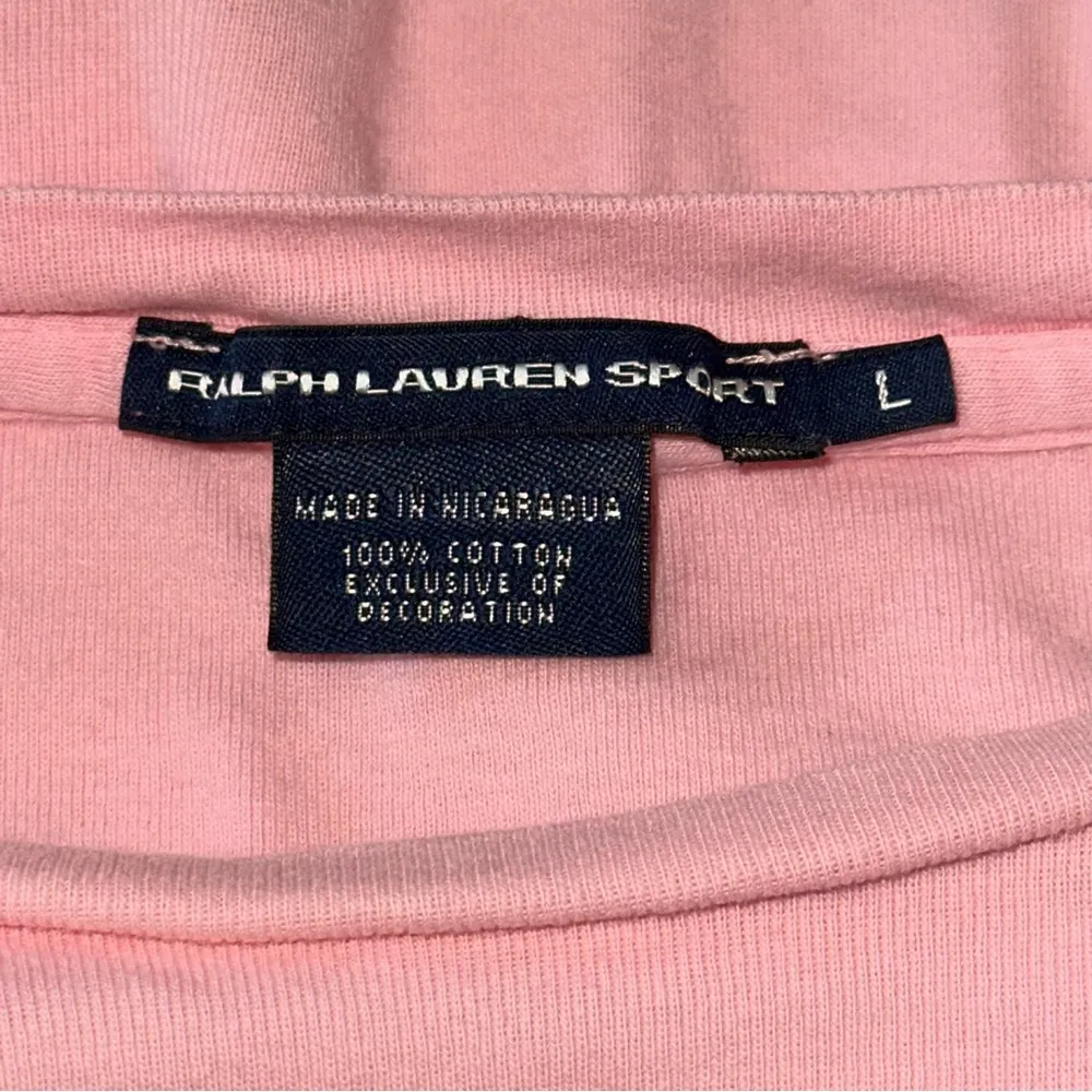 Ralph Lauren Sport Women’s Size L Pink 3/4 Sleeve Crew Neck T-Shirt - Image 4