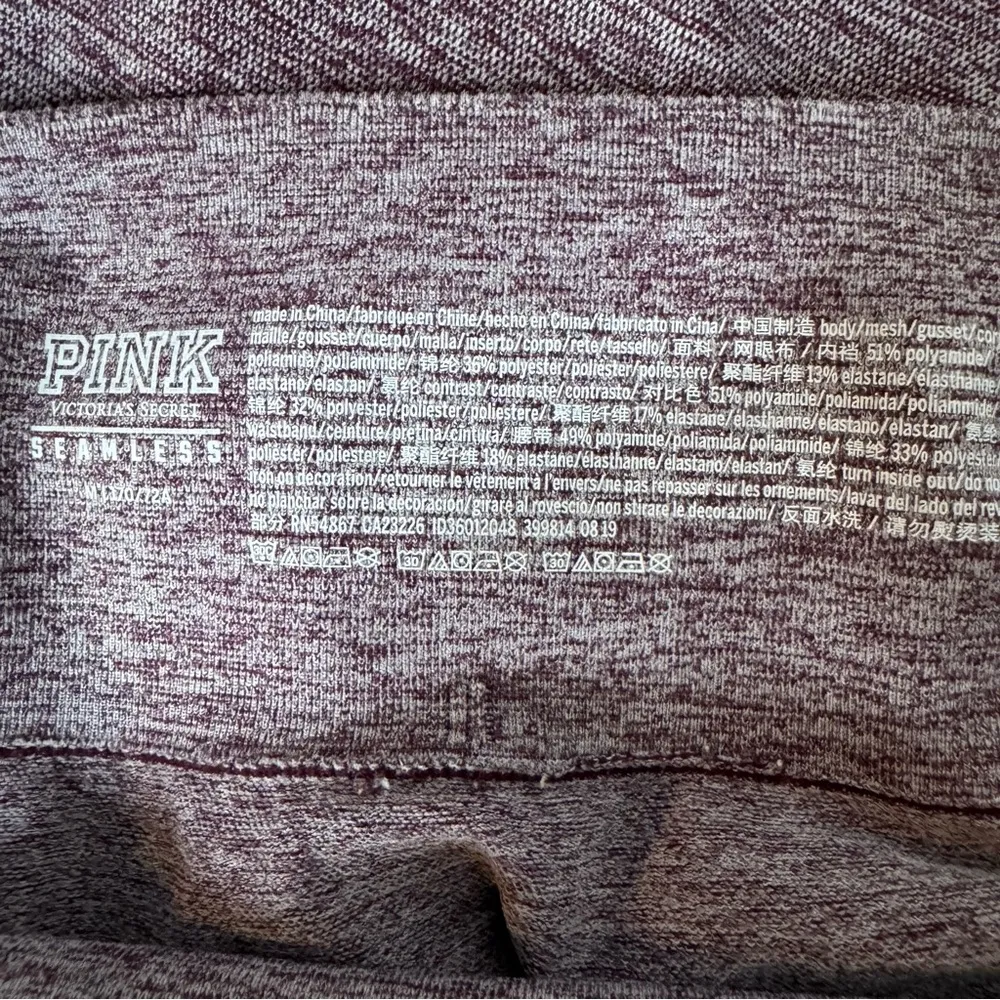 PINK Victoria’s Secret Seamless Leggings Purple Medium - Image 6
